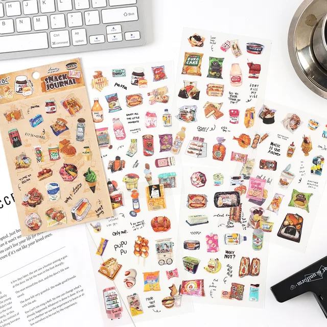 6/36 Sheets Cute Magazine Scrapbooking Stickers Book DIY Junk Journal Material Decoration Album Diary Stationery supplies 4 6/36 Sheets Cute Magazine Scrapbooking Stickers Book DIY Junk Journal Material Decoration Album Diary Stationery supplies 4