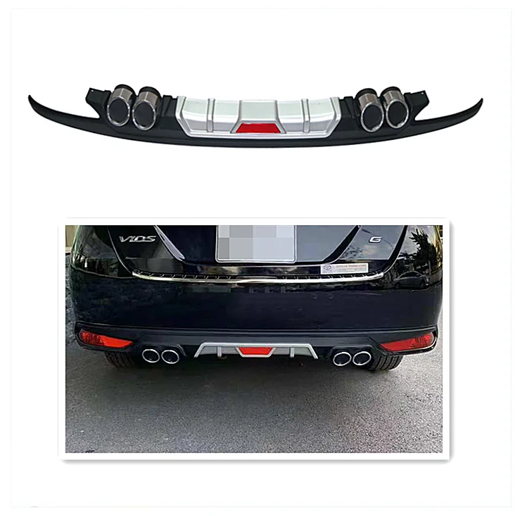 

Best-Selling High Quality Rear Bumper Lip For Toyota VIOS 2018-2020 Upgrade Sport Rear Diffuser