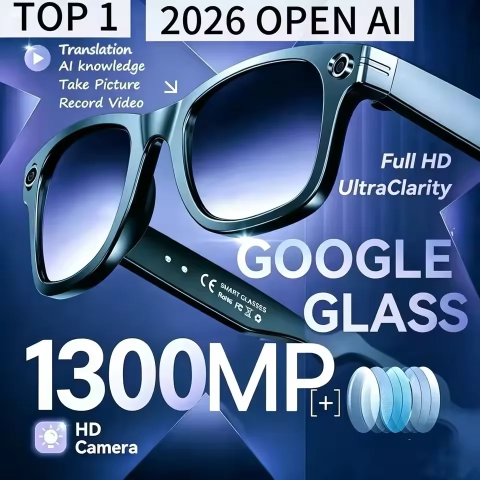 Meta AIスマートグラスのトップ1製品 13MPカメラ ビデオ録画 100以上の言語翻訳 サングラス Bluetooth通話 音楽再生