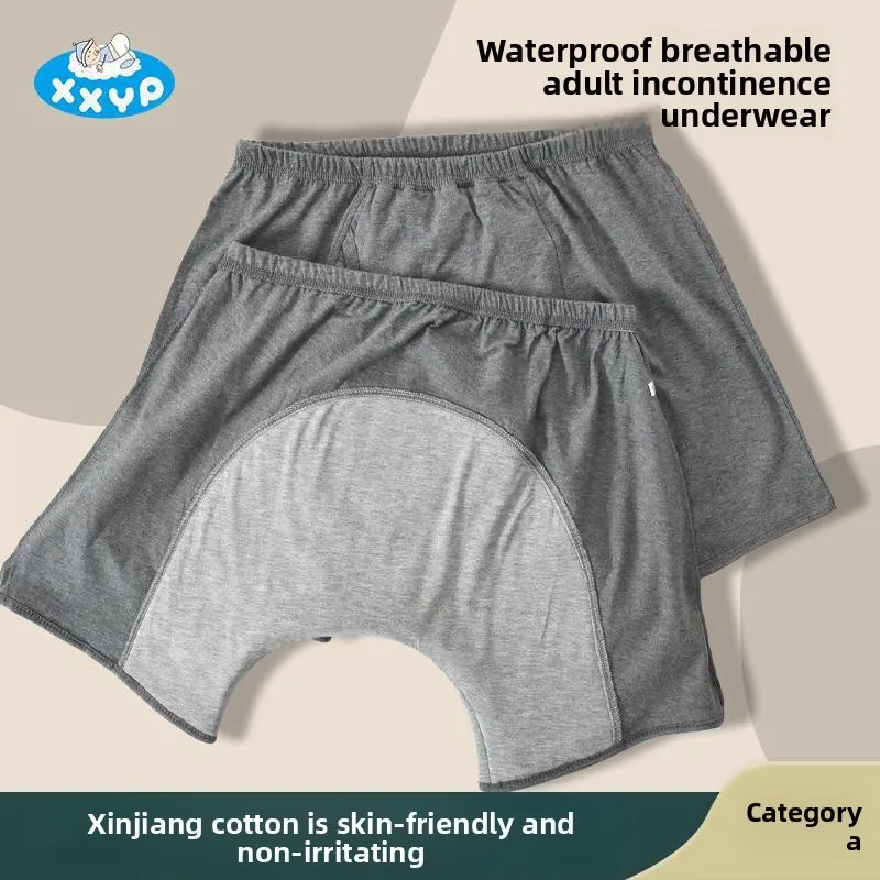 Reusable Adult Diapers - Washable Cotton Underwear for Incontinence Care