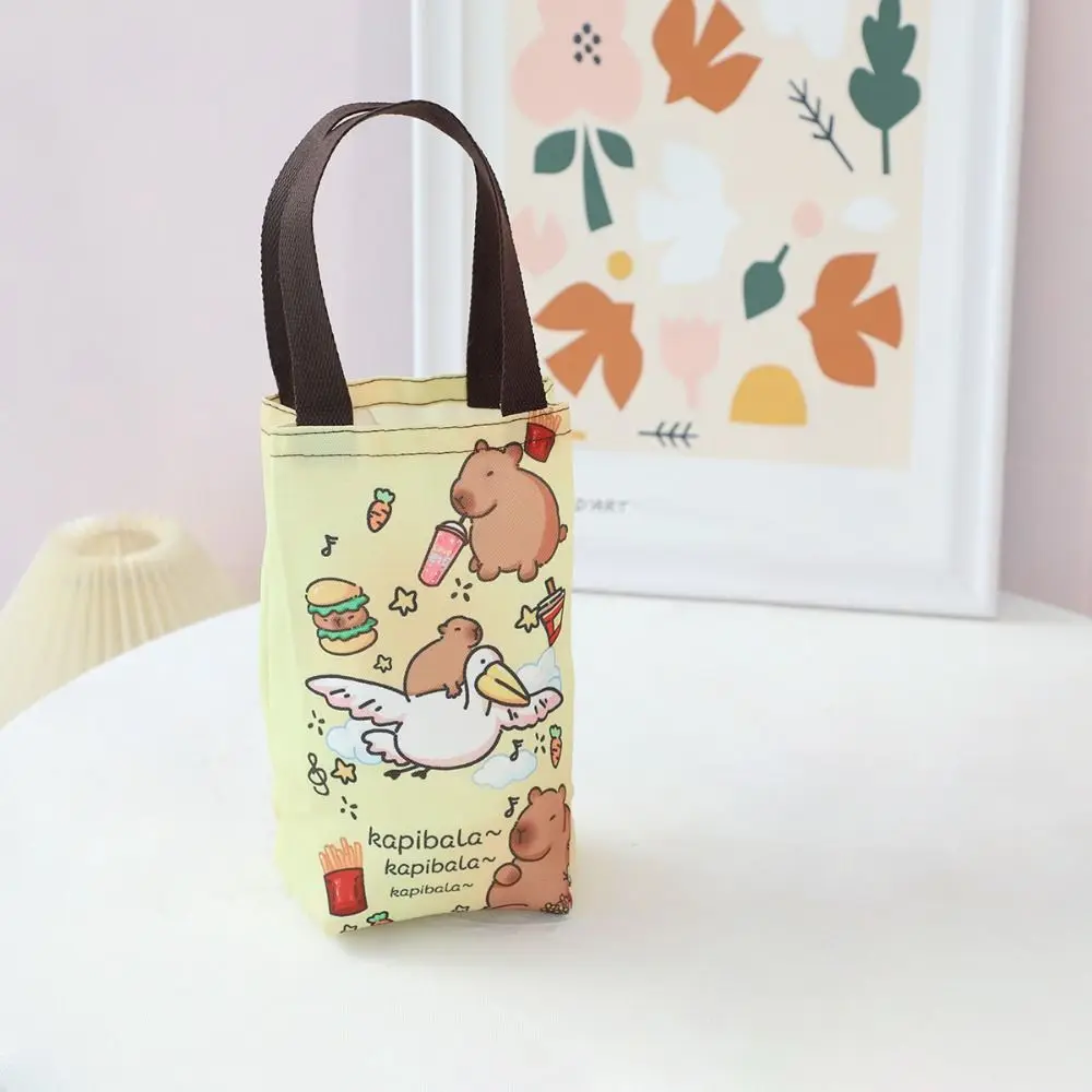 Capybara-Bolso de mano multiusos con dibujos animados Unisex, bolsa de taza de agua, bolsa de paraguas portátil bonita, gran oferta