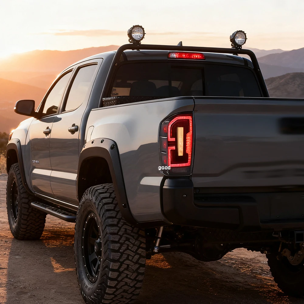 

For Toyota Tacoma 2016-2018 LED Auto Taillights Assembly Upgrade Startup Effect Streamer Turn Light Car Tools Accessories