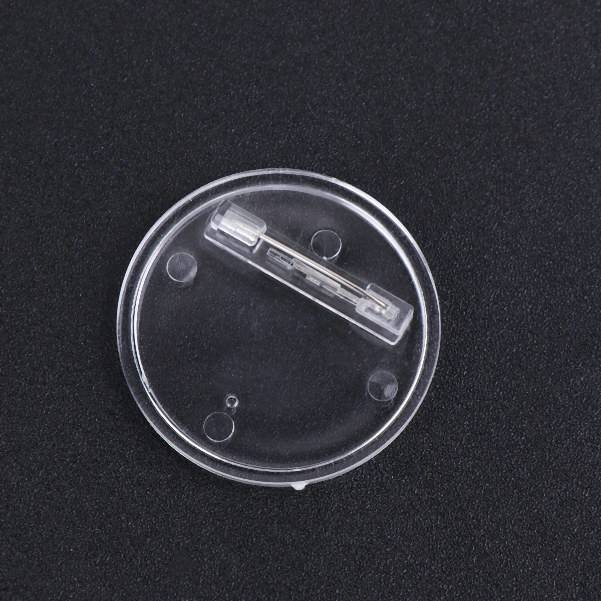 

20Pcs Acrylic Transparent Brooch Accessory Round 40mm DIY Stylish Badge Emblem for Girls Fashionable Decoration