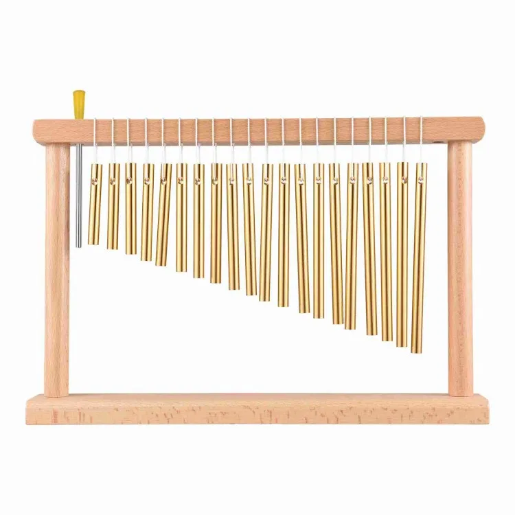 

20 Tone Bar Chimes Single Row Table Top Wind Chimes 20 Bars Chimes Percussion Instrument
