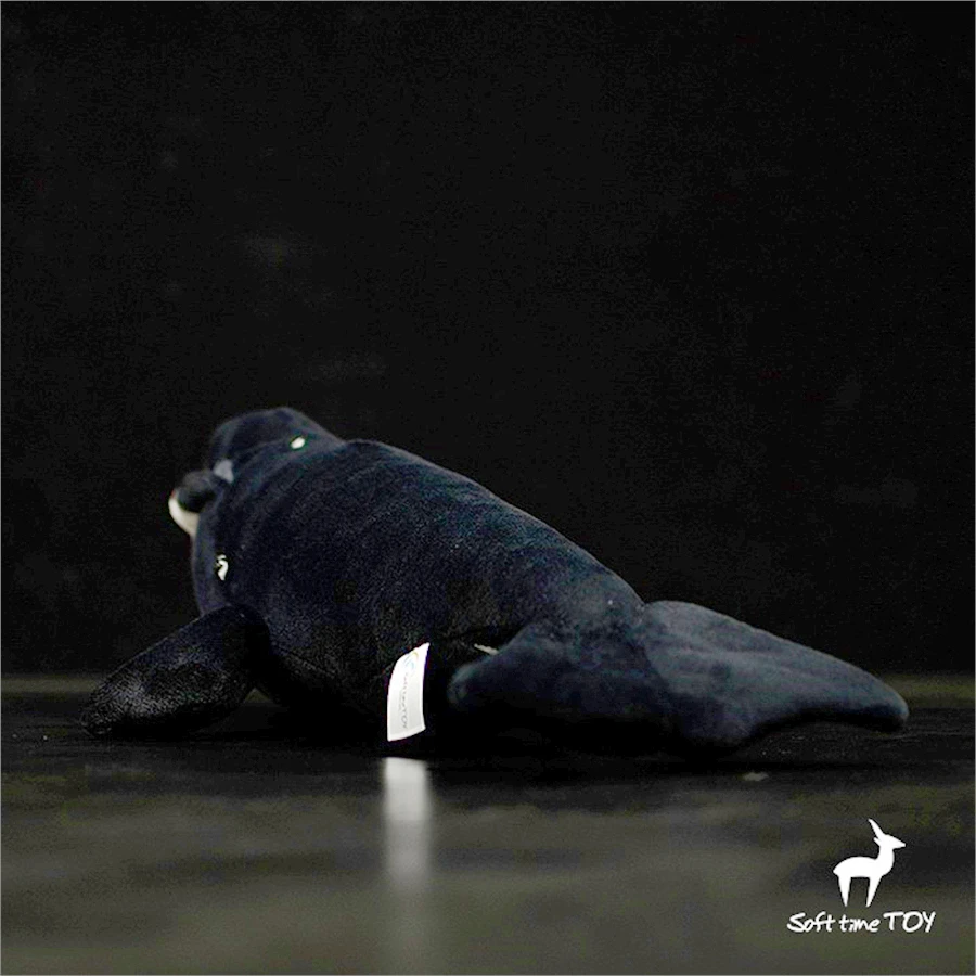 Bowhead Whale High Fidelity Anime Cute Plushie Humpback Right Whale Plush Toys Lifelike Animals Simulation Stuffed Doll Kawai