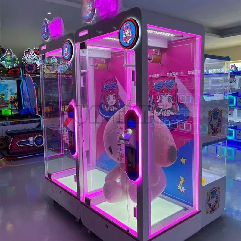 Coin-operated automatic toy game machine Fun clip toy machine