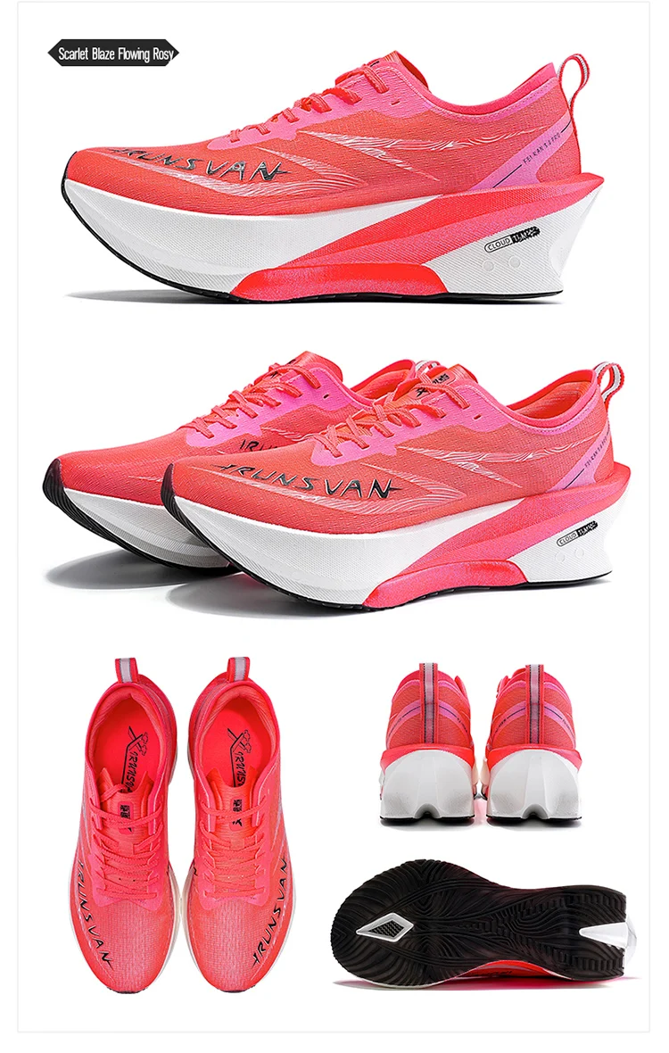 IRUNSVAN Carbonplatten-Laufschuhe mit stabiler Dämpfung eignen sich für Trainingstests und Marathon-Sportschuhe, Unisex 125 – Detail 35