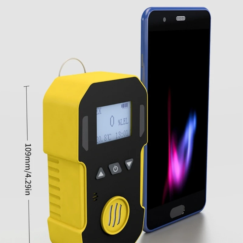 Портативный портативный 0-100ppm Ammoniac Meter H2S/O3/CO/CO2/H2S/O2/NO2/NO/EX/NH4 Детекторы газа со звуковой и легкой тревогой