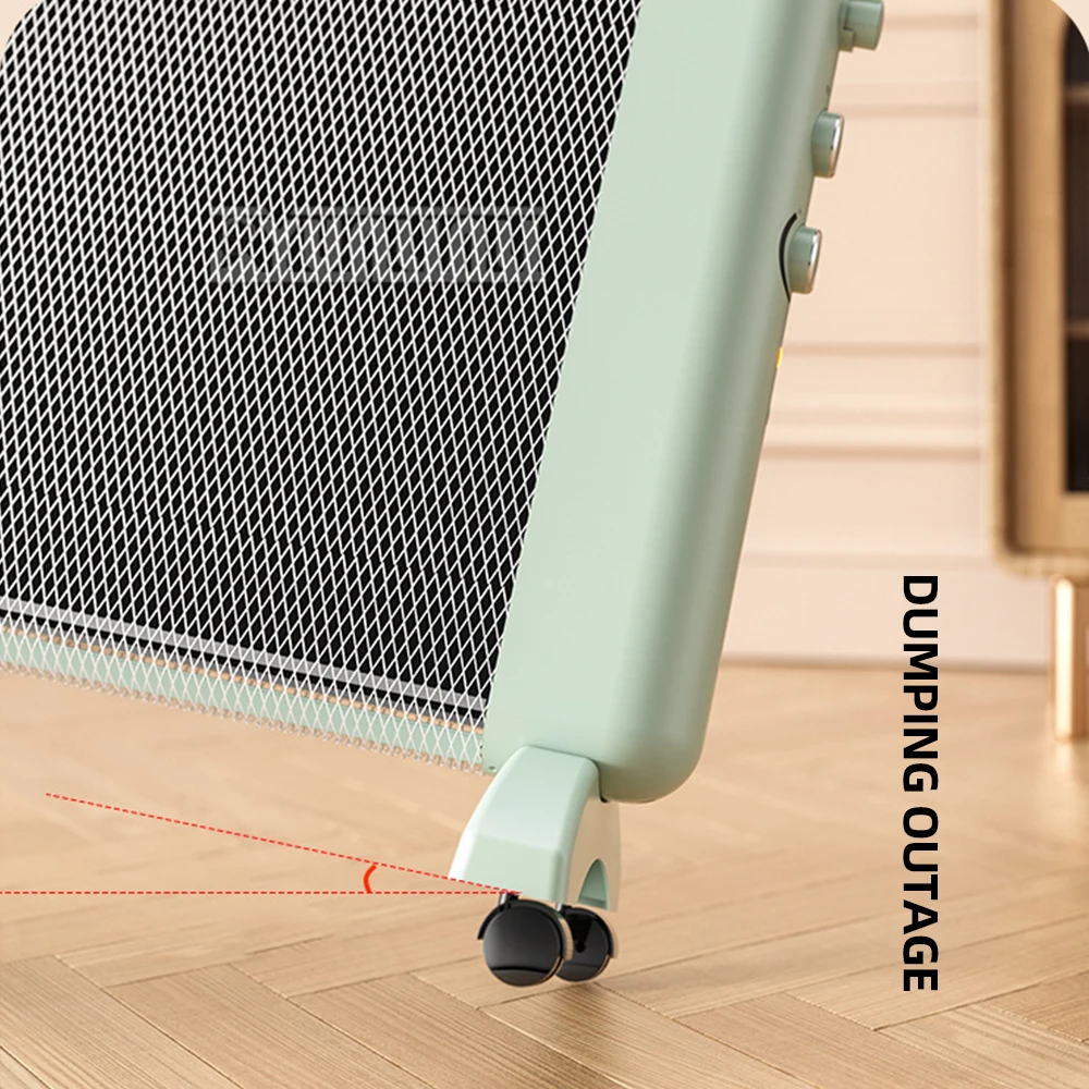 가정용 고속 난방 전기 온열기, 휴대용 수직 공간 히터, 거실, 침실, 사무실용, 2200W