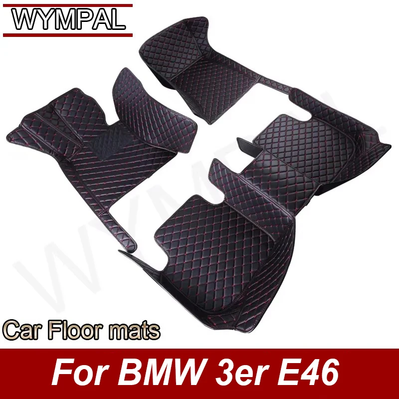 

Custom Car Floor Mats For BMW 3er E46 1997-2004 318-330 Auto Carpets Foot Coche Accessories