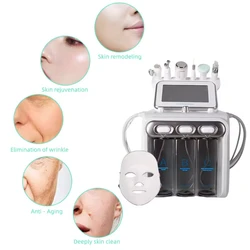 ł fabryczny 7 w 1 H2O2 Water Oxygen Jet Peel Hydro Beauty Skin Cleansing Hydrofacial Machine Facial Machine Water Aqua Peeling