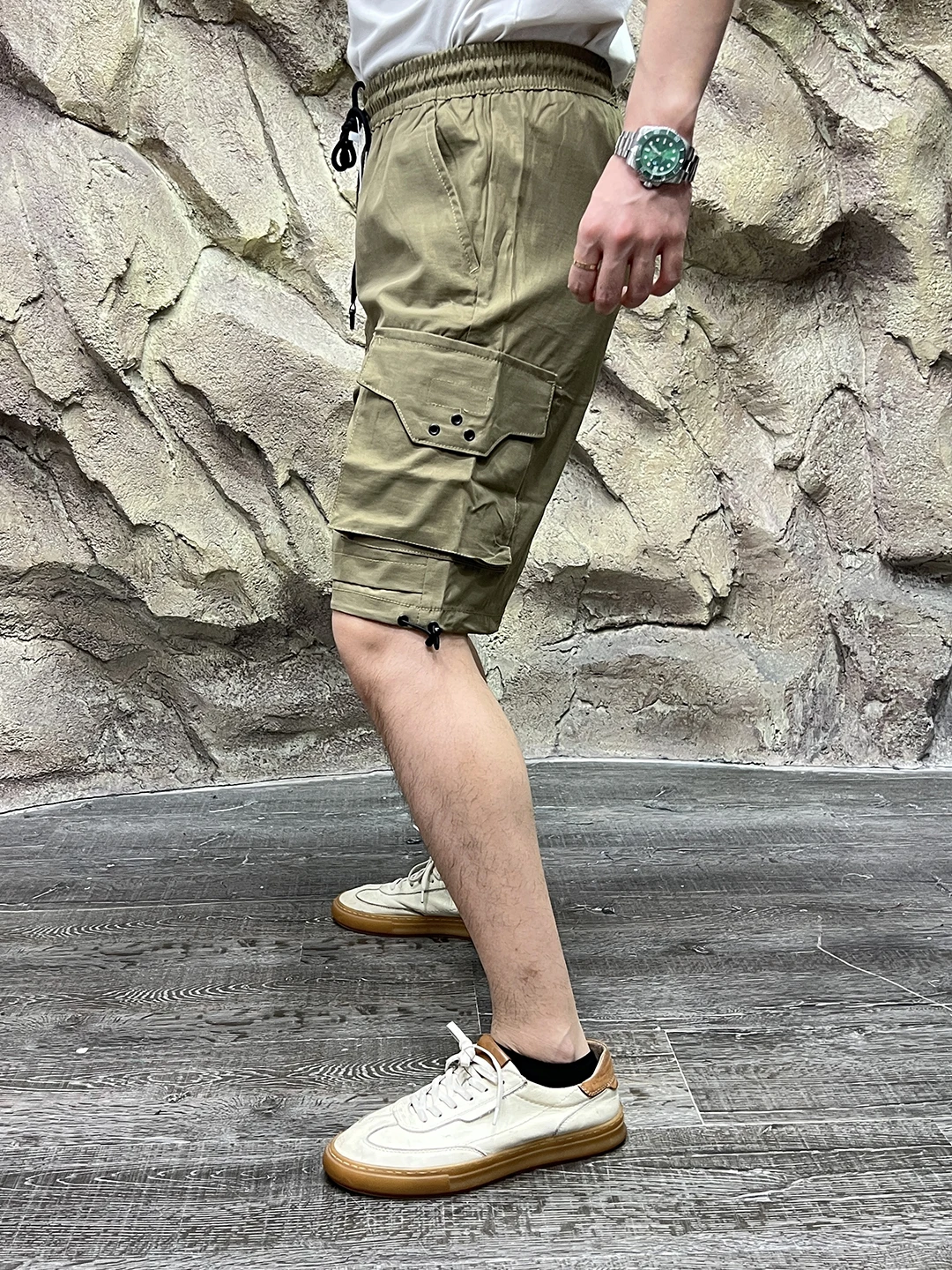 Dewang Precision Línea al aire libre de alta gama, transpirable, suelto, cinco cuartos, ropa de trabajo multiket, sistema de montaña Qui-Drng