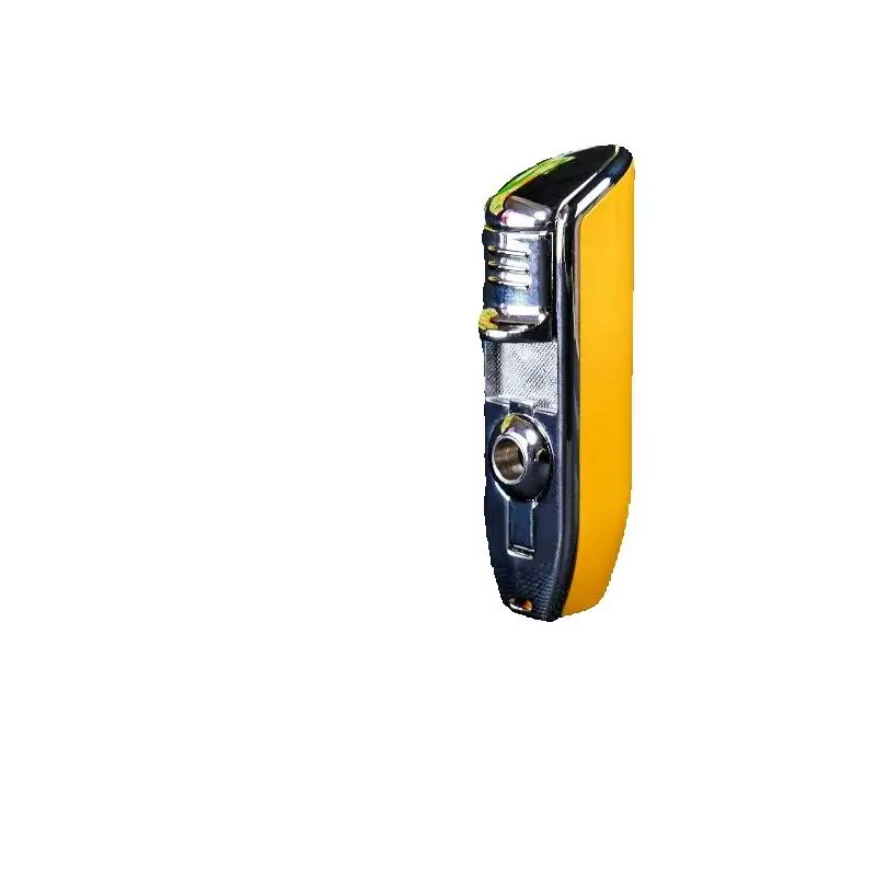 

Горячая новинка: Портативная уличная металлическая ветрозащитная газовая зажигалка-горелка на бутане с 3 соплами, синим пламенем, для сигар. Специальная зажигалка для сигар. Подарок для мужчин.