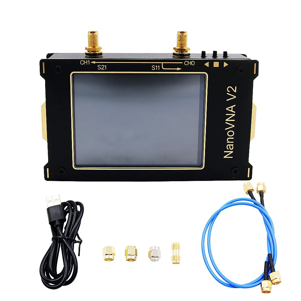 

3.2 Inch NanoVNA V2 Vector Network Analyzer S-A-A-2 Nano VNA Tester 50kHz-3GHz MF HF VHF UHF USB Logic Antenna Analyzer Meter