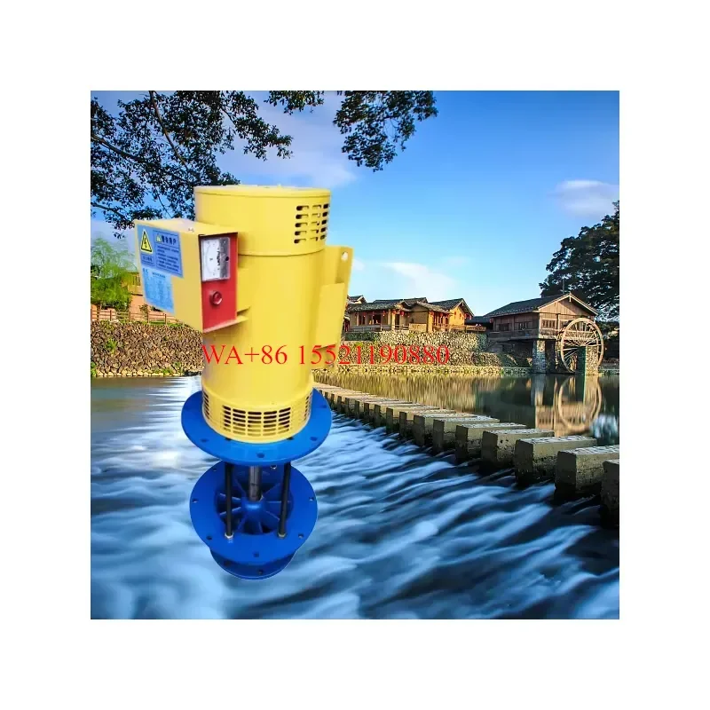 WMWMNU 3kW Small Francis Water Turbine Generator with Hydraulic Heavy Hammer for Hydroelectric Power System