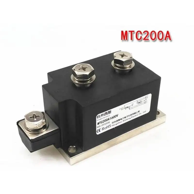 

High-Power Thyristor 200A MTC200A 1600V large MTC200-16 Thyristor Module