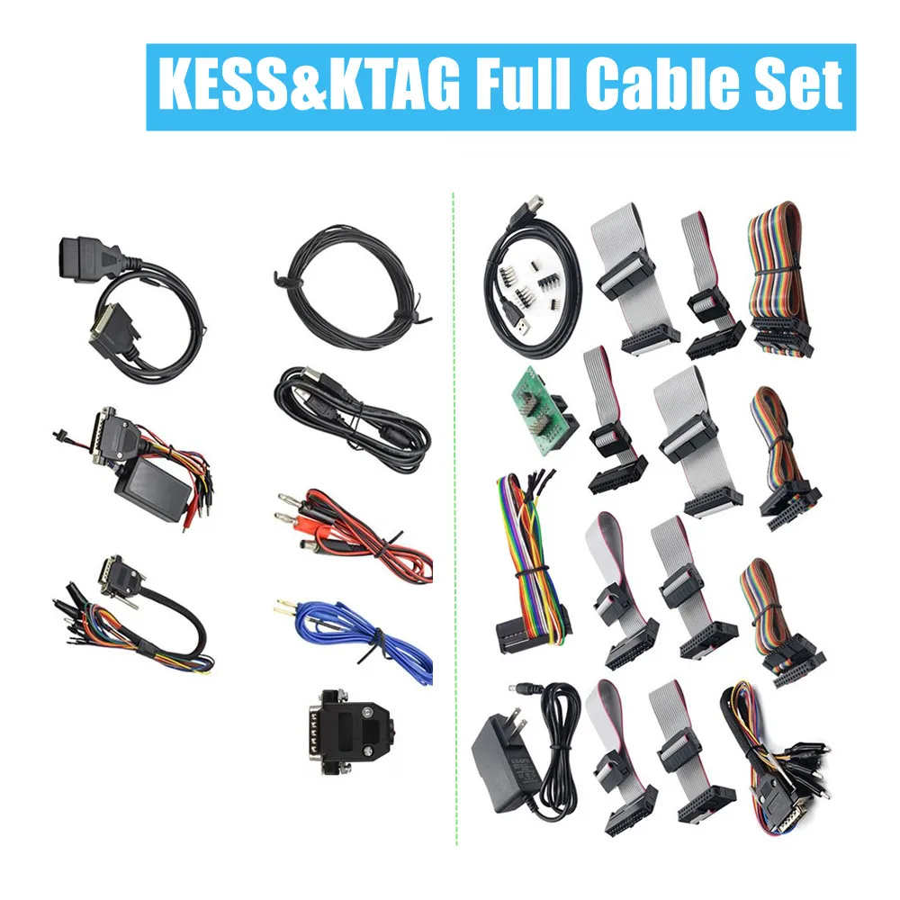 

for Kess/ KTAG Cable Set Adapter Support ECU Flash Programmer Without Machine