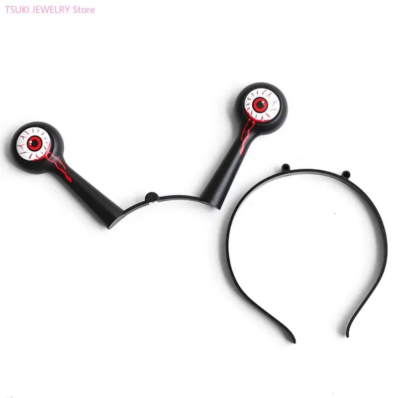 62KE 2 ชิ้นพลาสติก ผม Band Spooky คนต่างด้าว Headpiece สำหรับคอสเพลย์กิจกรรม