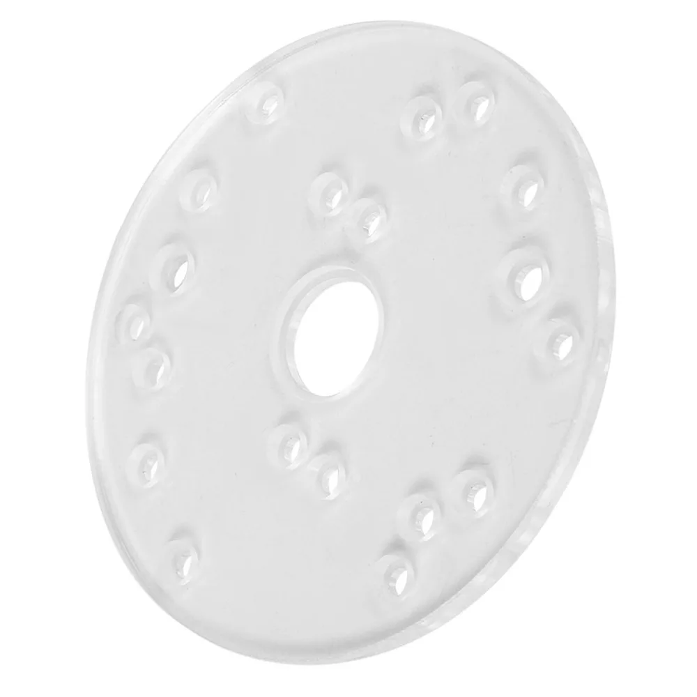 6.5 بوصة/164 مللي متر القطر العالمي راوتر قاعدة لوحة 7.5 مللي متر سمك مادة الاكريليك الشفاف قاعدة توجيه الاكريليك