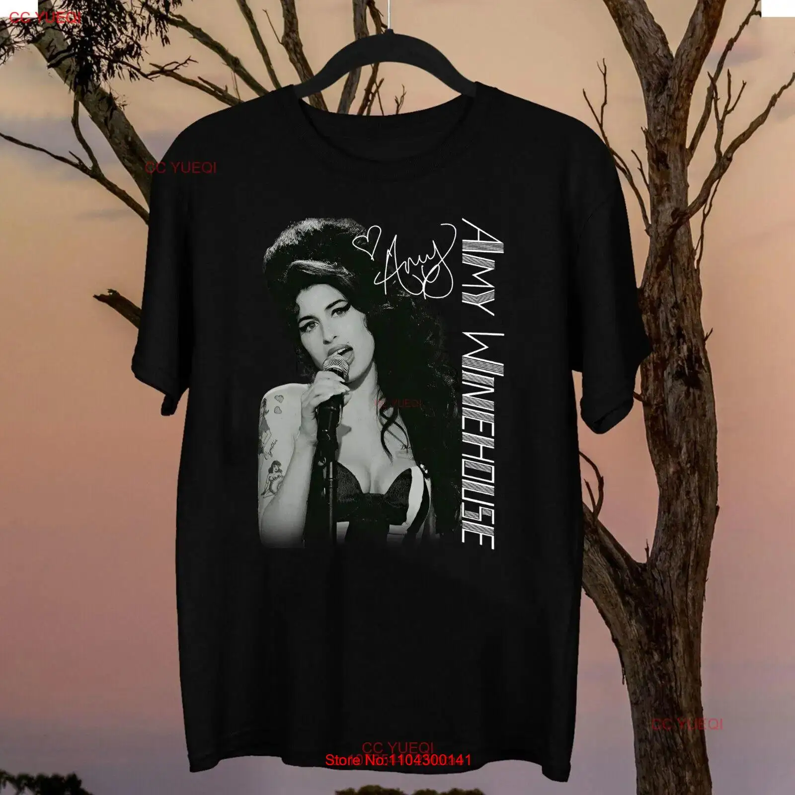 Hot Amy Winehouse Album T Shirt New Rare Black S 2XL long or short sleeves