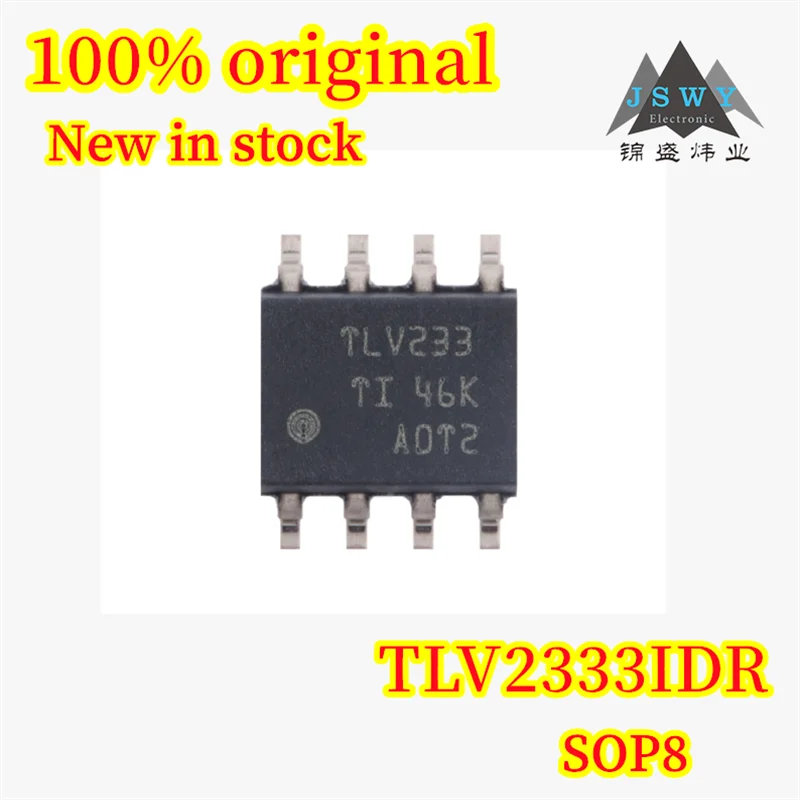 (50/200PCS) TLV2333IDR TLV233 SOIC-8 Low Power Rail-to-Rail Output Operational Amplifier. Genuine and Original. Fast Shipping.