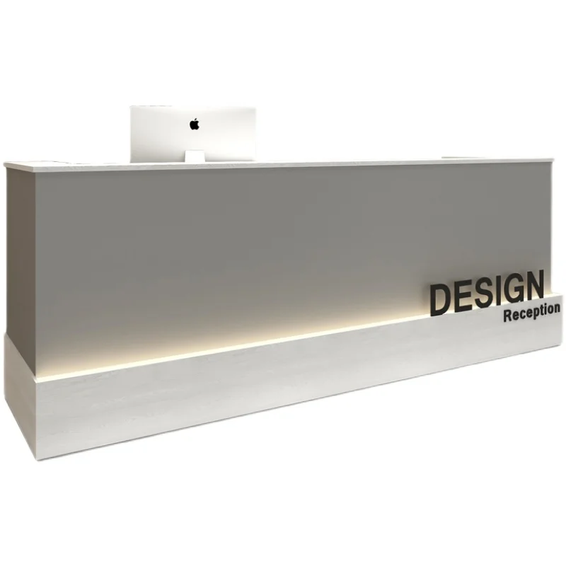 

custom.Custom Logo Luxury Clothing Store Reception Desks Checkout Counters Reception Desk Glitter Checkout Counters