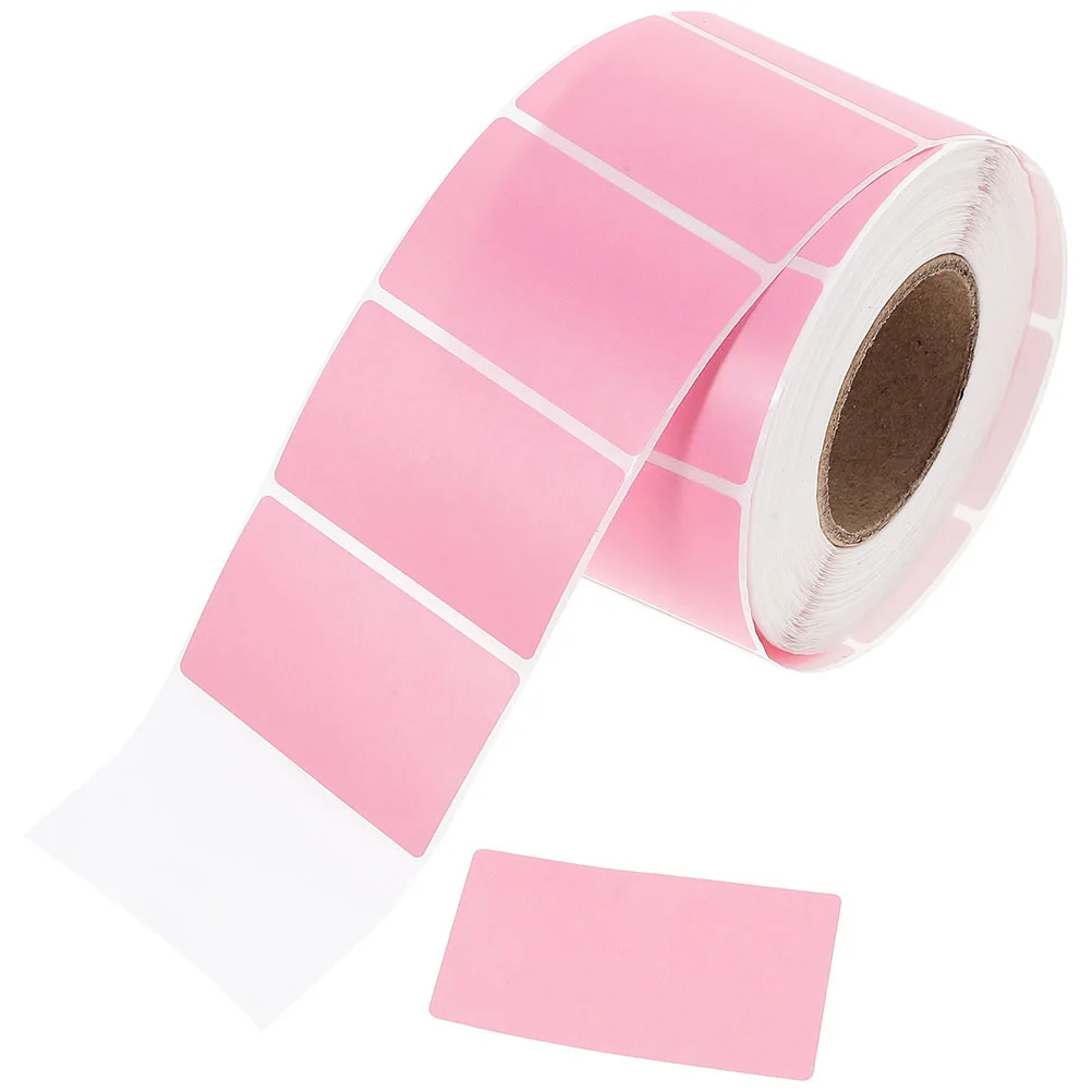 1 Roll Thermal Colored Self Adhesive Labels Blank Express Sticker Labels for Address Parcel Shipping Label Roll