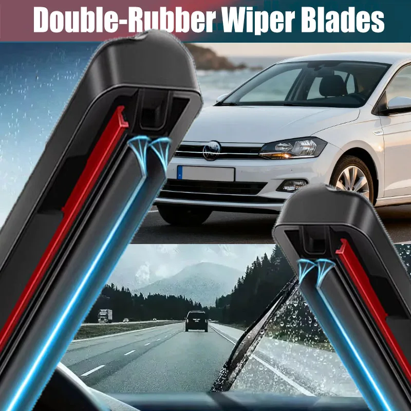 

Front Windshield for Volkswagen Polo 2010 2011 2012 2013 214 2015 2016 2017 (6R) Hatch Wiper Blades Windshield Windscreen