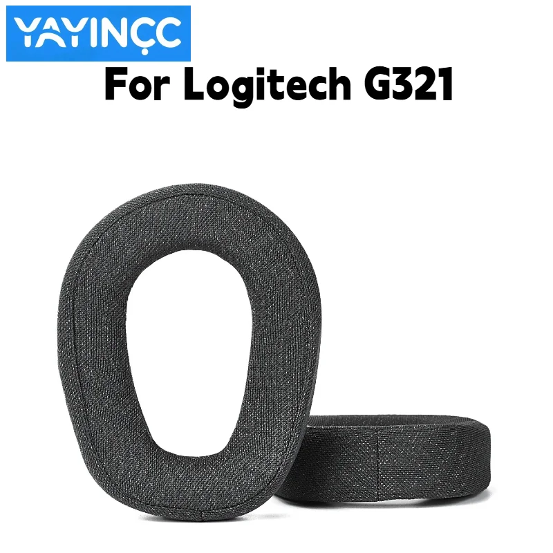 Ersatz-Ohrpolster aus hautfreundlichem Baumwollstoff für Logitech G321 Headset. Angenehm zu tragen, verursacht keine Hautirritationen. – Detail 6