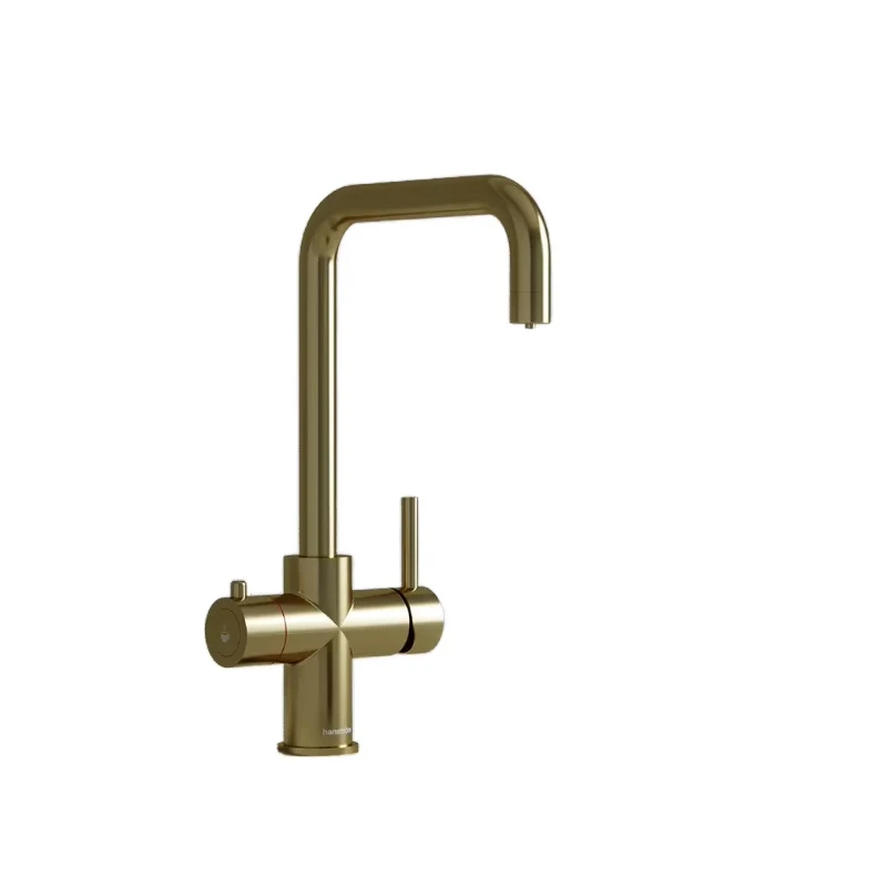 Contemporary Classic Modern Single-Hole Kitchen Faucet in Black Brushed Ceramic Sense