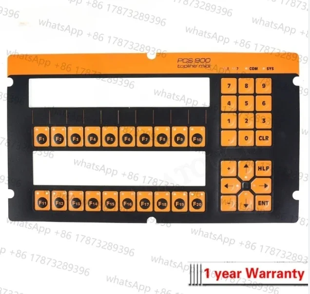 LAUER PCS900 PCS 900 トップライン MIDI メンブレン オーバーレイ フィルム用ホイル