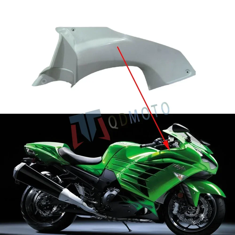 

For Kawasaki Ninja ZX 14R 2012-2013-2015 Motorcycle Unpainted Head tube Trim Covers ABS Injection Fairing Accessories