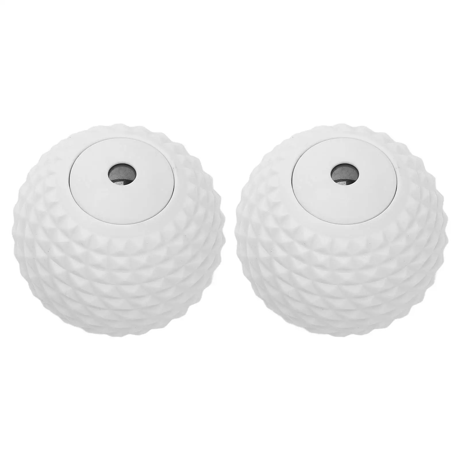 80HS Deep Relaxation Point Ball Set - Portable Gray White Fascia Massage Ball, Versatile for exercise Tool