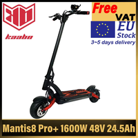 EU Stock Kaabo Mantis 8 Pro+  48V 24.5Ah 1600W Dual Motors   Electric Scooter Dualmotor Foldable Skateboard Minimotors