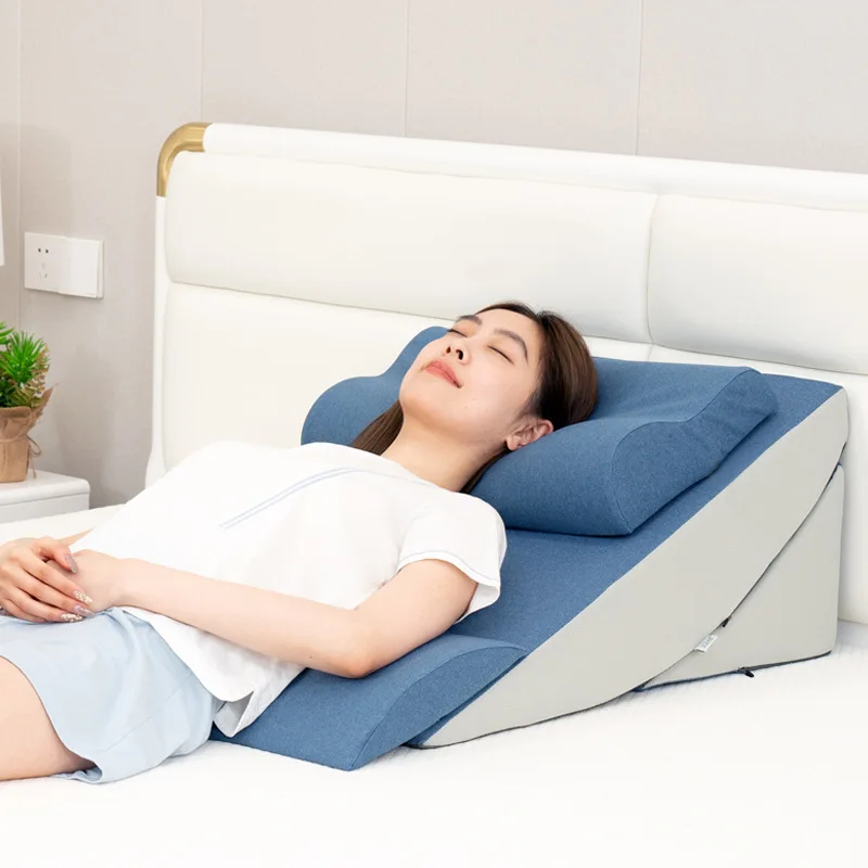 Bedside Cushions Reclining Side Beds Waist Support Pillow for Pregnant Women Elderly To Prevent Gastroesophageal Reflux