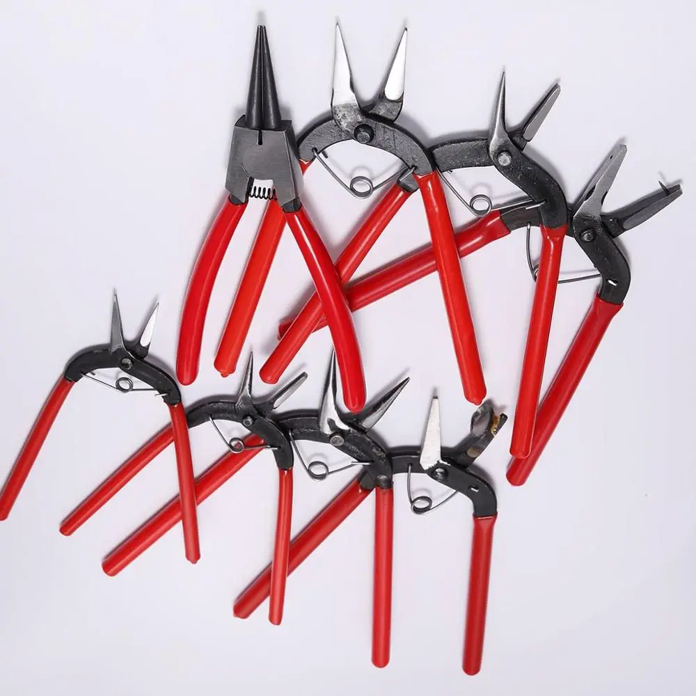 1pcs Round Nose Cutting Wire Pliers Hole Punch Plier Jewelry Handmade Pliers for DIY Bracelet Pendant Jewelry Making Tools