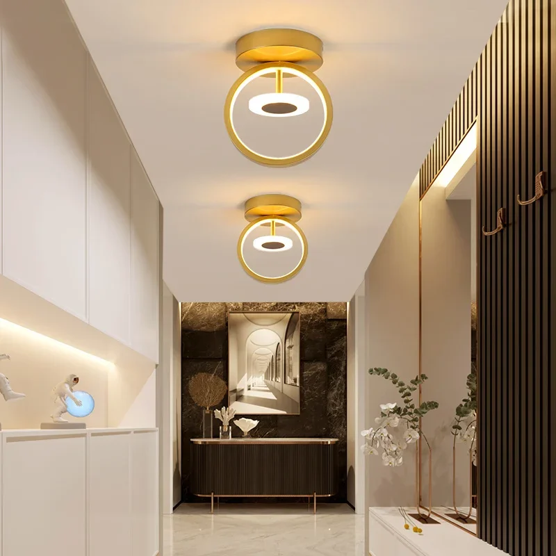 

Modern Nordic Lights Balcony Pendant Minimalist Entrance Hall Hanging Lights Ceiling Wardrobe Bedroom Aisle Stairs Light