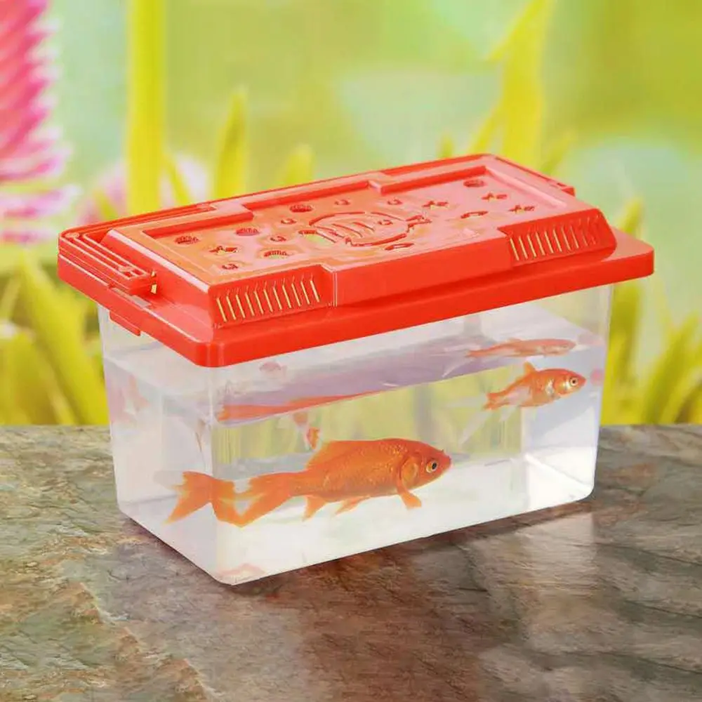 Mini Portable Pet Breeding Box Square Box for Reptile Transport Hamster Breeding and Climbing Turtle Shaped Box