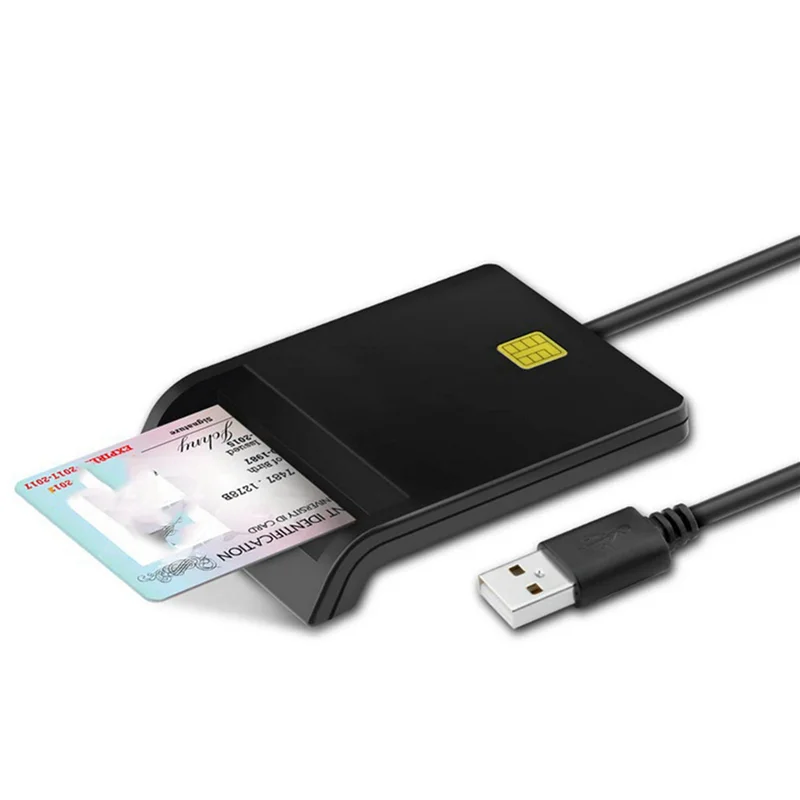 ABMF-3X USB قارئ البطاقات الذكية لبطاقة البنك IC/ID EMV قارئ بطاقات جودة عالية لنظام التشغيل Windows 7 8 10 لينكس OS USB-CCID