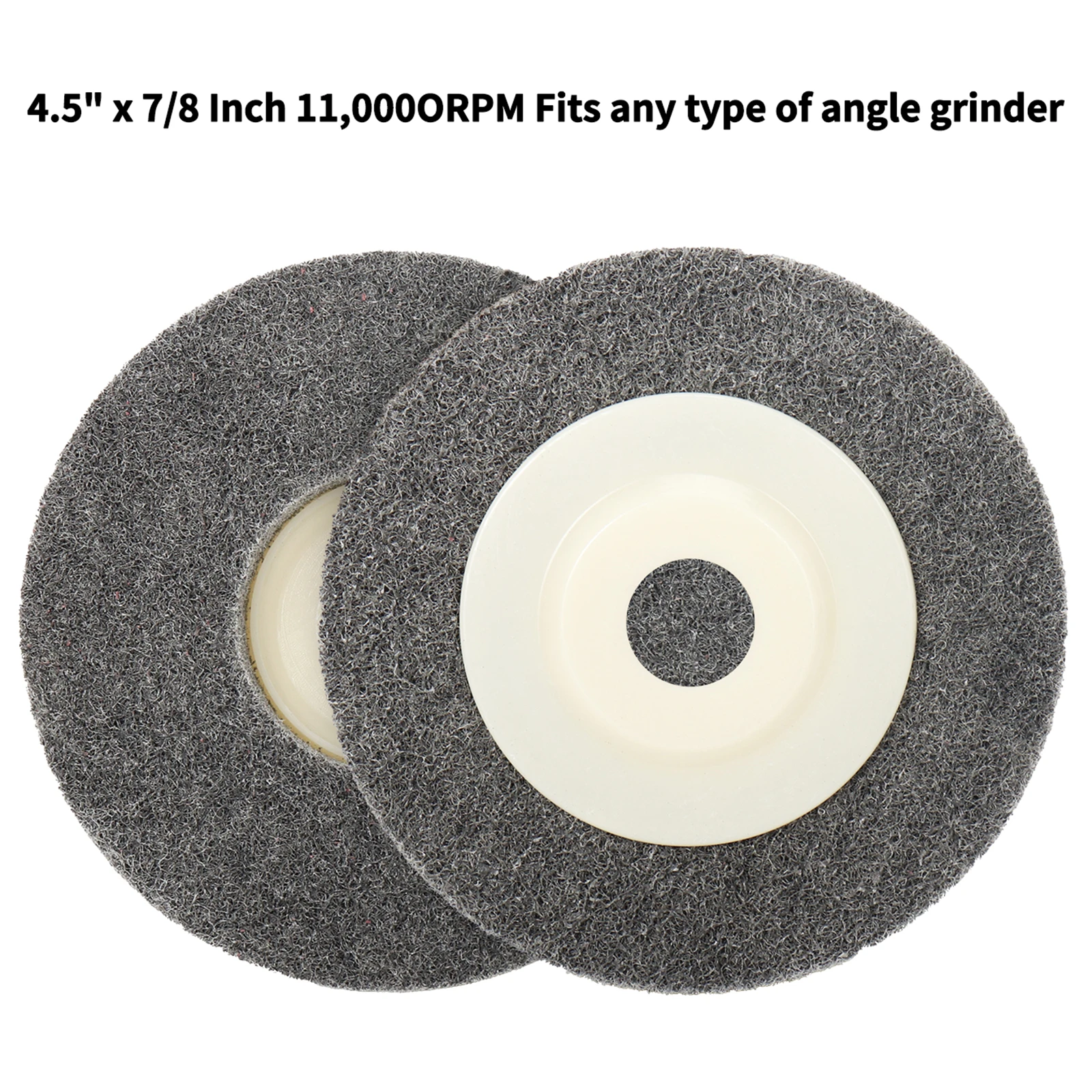 Disco abrasivo per lucidatura in fibra di Nylon da 4 pollici disco abrasivo da 100mm per smerigliatrice angolare in metallo per la lavorazione del legno apertura per lucidatura 16 mm1pc