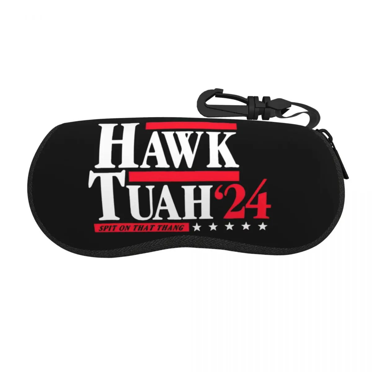 

Retro Hawk Tuah 24 Glasses Case Travel Zipper Sunglasses Storage Box Gift Glasses Box