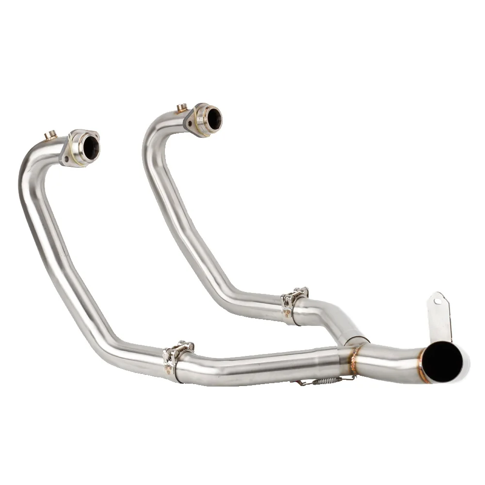 Slip On For MOTO GUZZI V85TT 2021 2022 V85 TT Euro 5 V85 Motorcycle Exhaust Header Link Pipe
