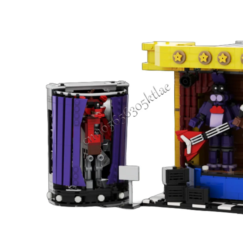 1878 pièces, série de personnages de jeux populaires, marionnettes de fête d'horreur, MOC, construction modulaire personnalisable, modèle de blocs de construction, bricolage, jouet de vacances pour garçon, cadeaux