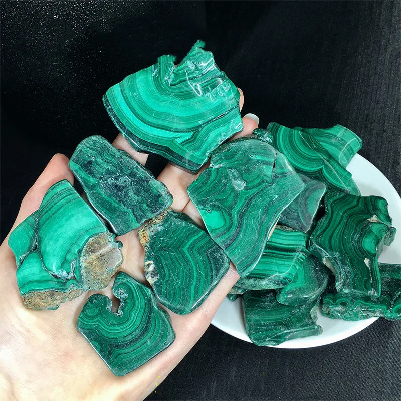 

500 Crt NATURAL ANTIQUE DESIGNER GREEN MALACHITE ROCK ROUGH SLAB,TILE GEMSTONE