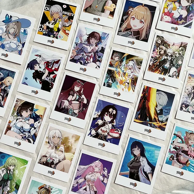 40PCS/Set Honkai Impact 3 Valkyrie 5.8x7.8cm Lomo Card Photocard HD Printed Small Album Photo Cards For Fans Collection Postcard