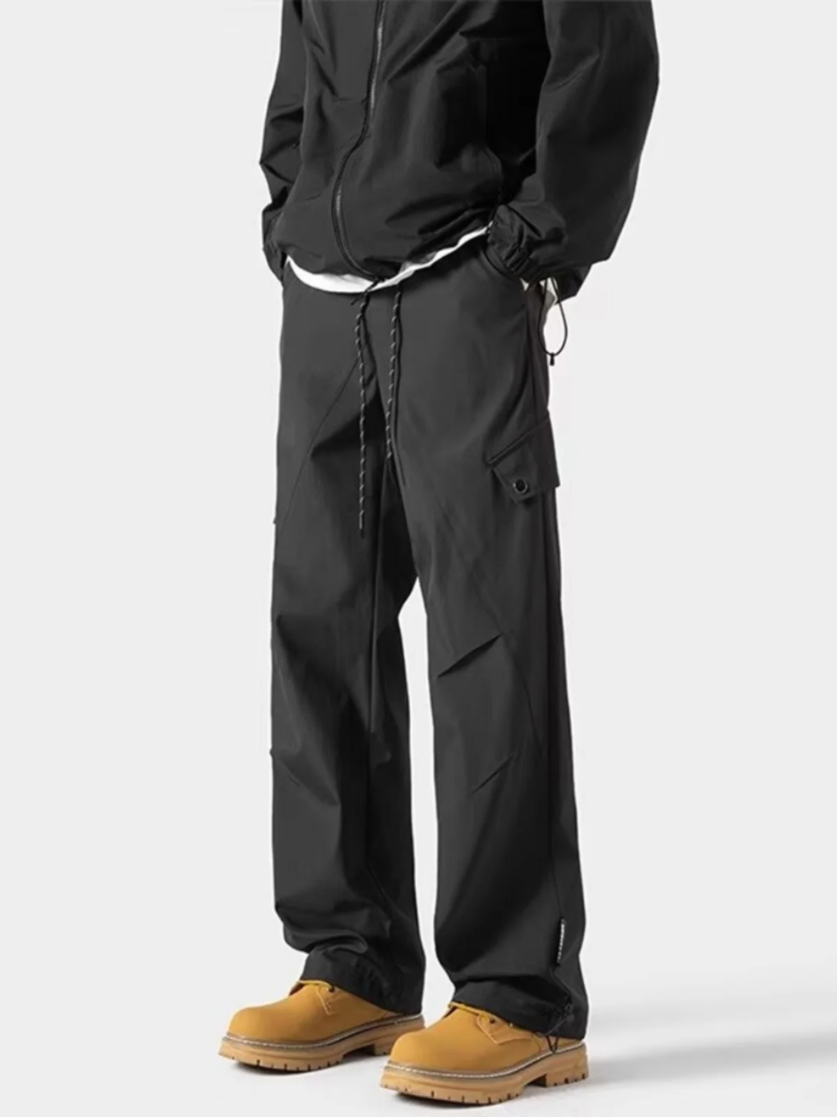 

Мужские водонепроницаемые брюки-карго с начесом, свободного кроя, рабочая одежда, длинные брюки, весна-лето-осень, модный бренд Mounta...