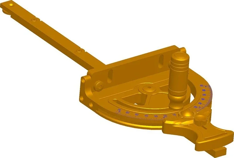 Woodworking table saw push handle backer band saw protractor cross-cut miter push feeder