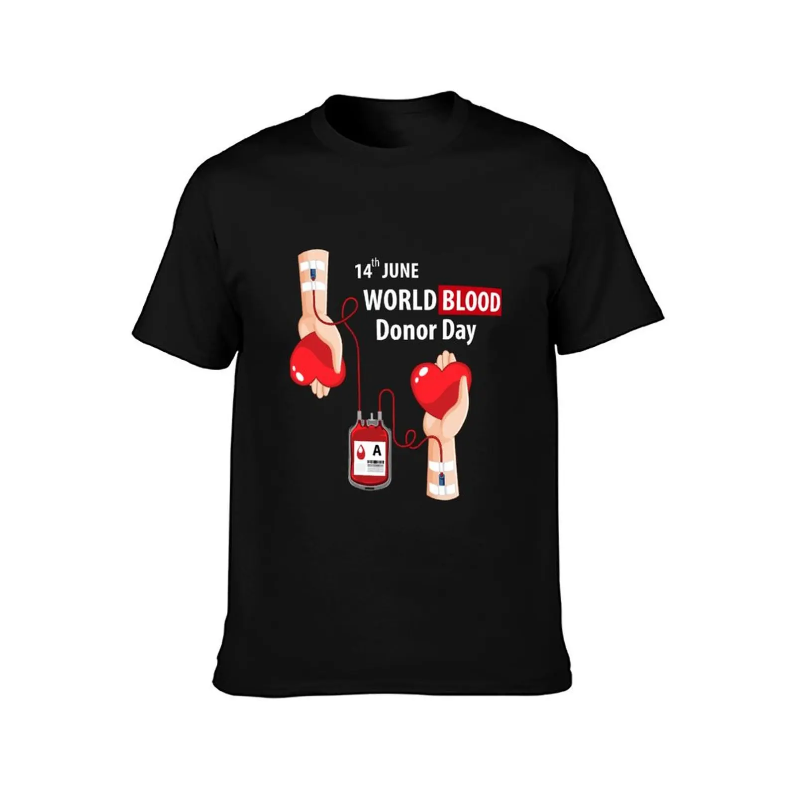 Blood Donor Blood Donation T-Shirt Summer Holiday T-Shirt