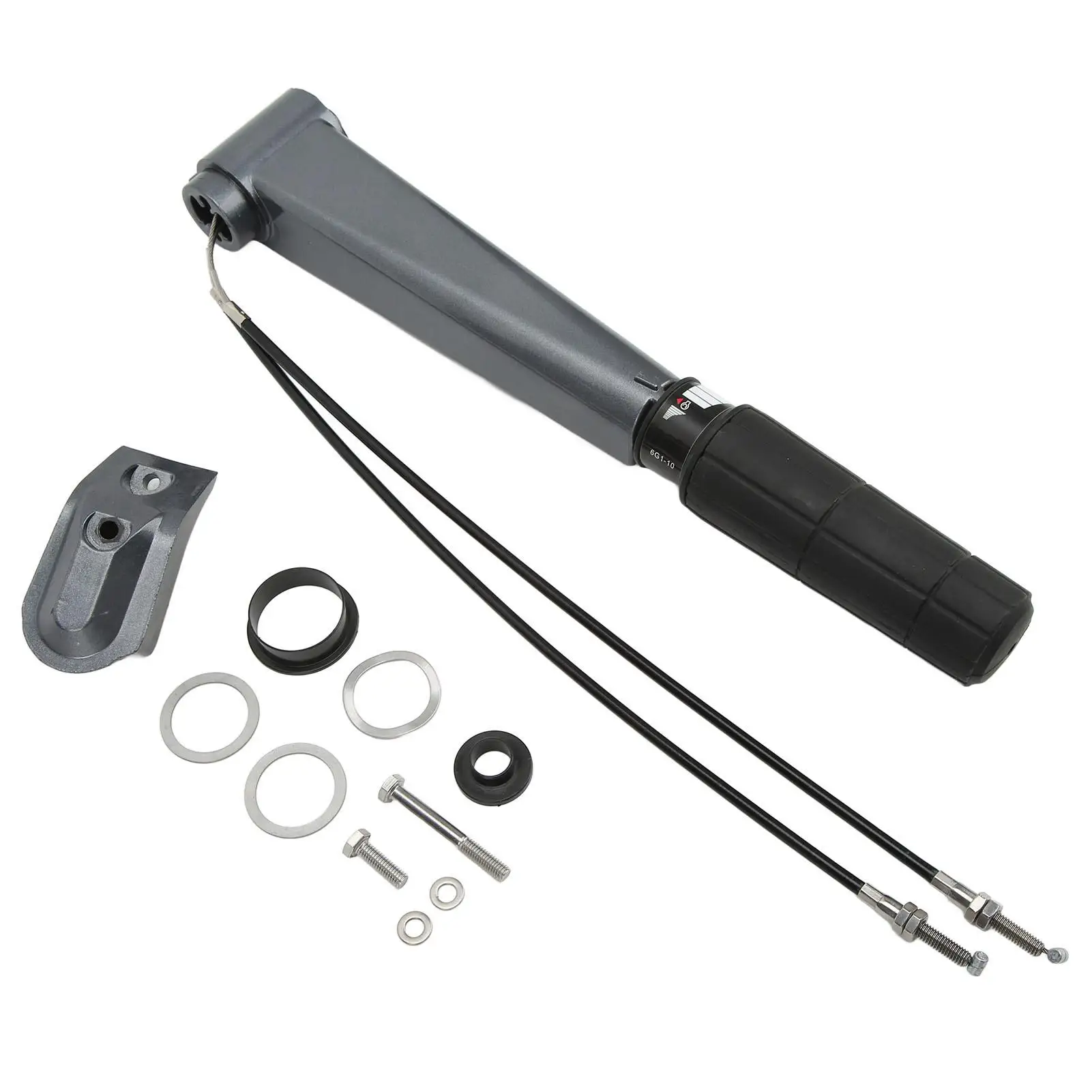 

Durable Outboard Steering Arm for 25 to 30HP 2 Stroke Waterproof Metal Tiller with Nonslip Handle