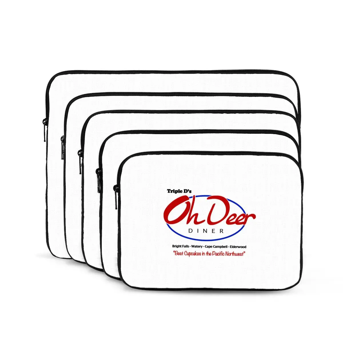 Triple D_s Oh Deer Diner Notebook Laptop Bag Case Pouch Notebook Sleeve Cover Bag Tablet Shockproof Case Bag